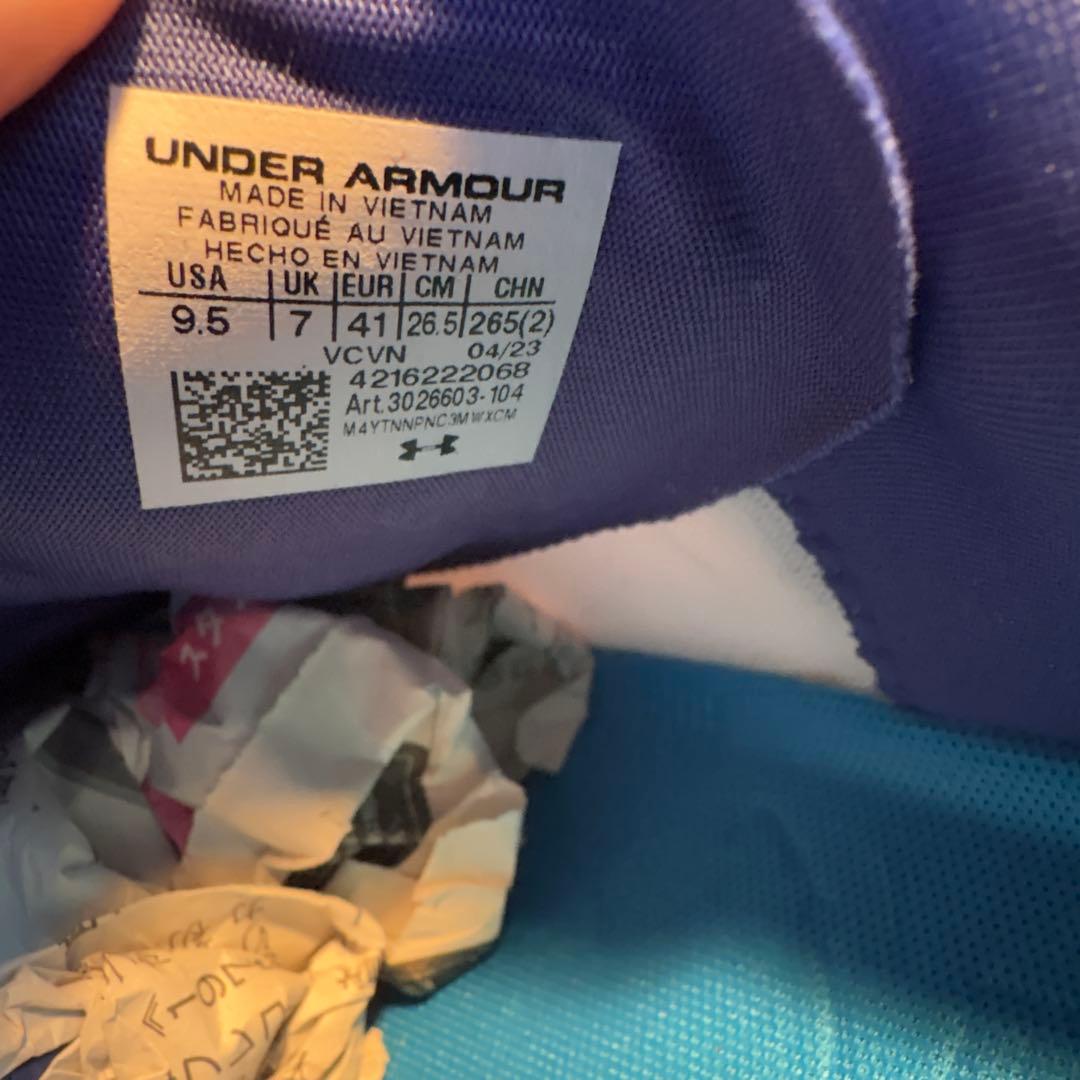 【新品未使用】Under Armour ラクロススパイクGlyde 26.5㎝