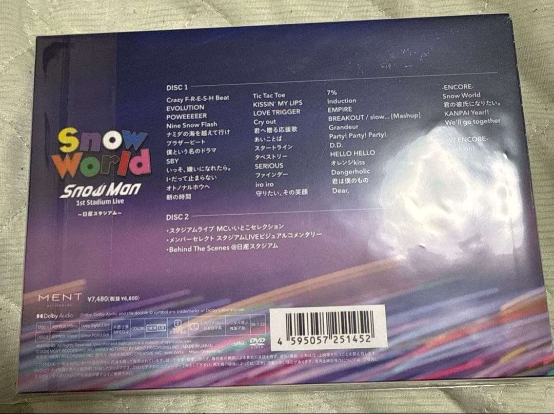 Man  World 1st日産スタジアム　DVD