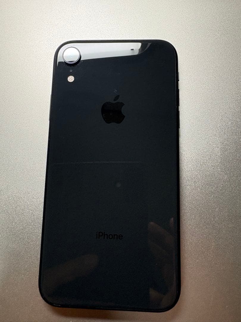 美品❗️iPhoneXR Black 64GB ケース付 バッテリー90%
