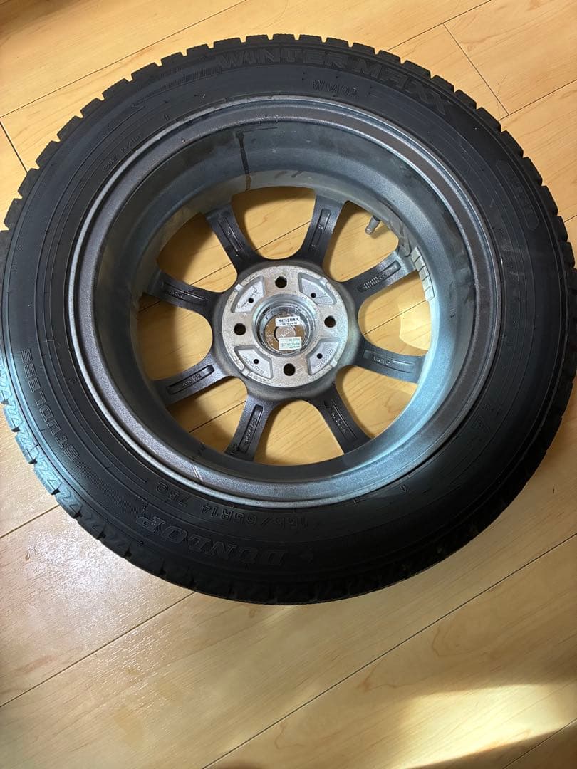 22年製155/65R14 DUNLOP ムーヴ ミラ コンテスタッドレスタイヤ
