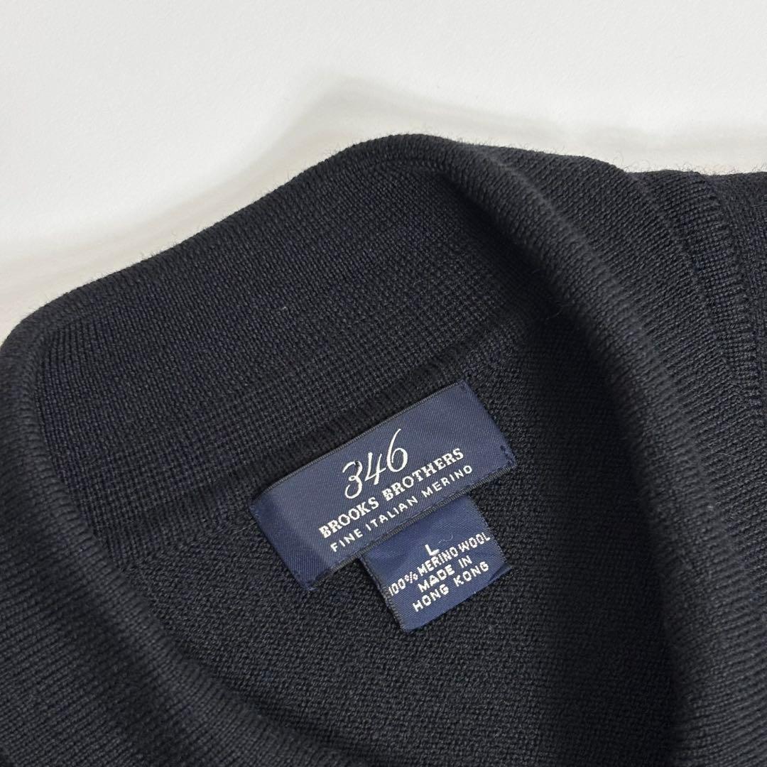 BROOKS BROTHERS ハイゲージ ニットポロ セーター メリノウール