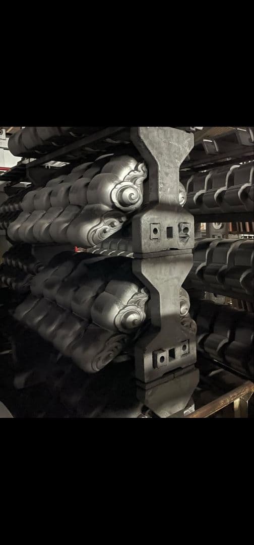 鬼瓦、シャチホコ、新品未使用