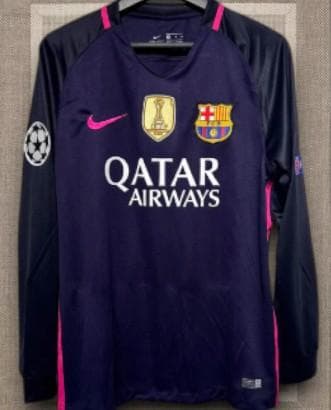 FCバルセロナ アウェイ レトロ 長袖 シャツ 11番 ネイマール