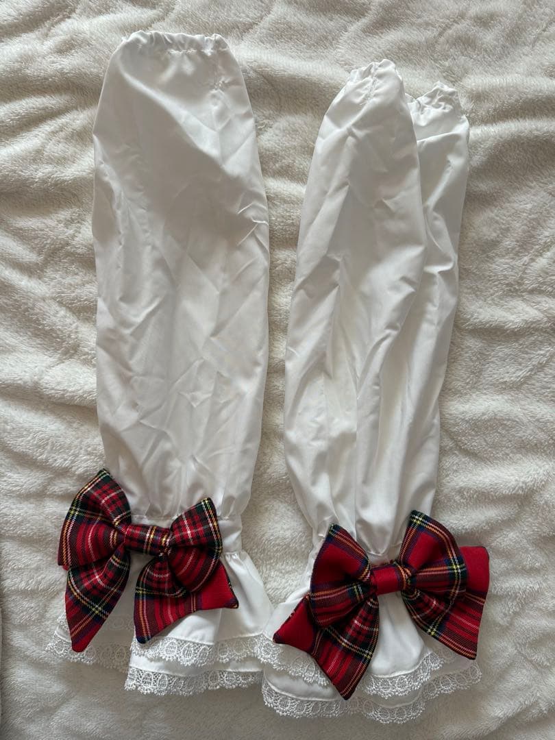 おまけ付き　アンドロミオ　タータンチェック ワンピース　赤