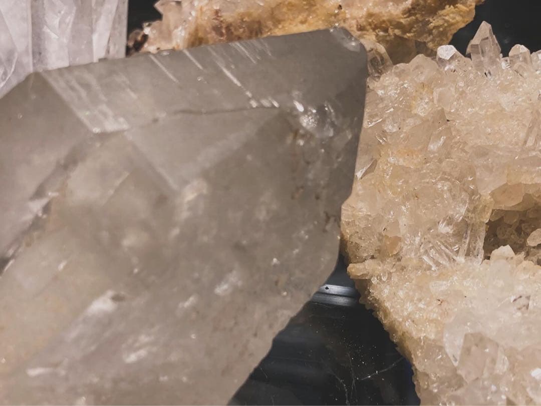 ヒマラヤ水晶 カテドラル水晶 天然石 パワーストーン 原石 クリスタル 高透明度