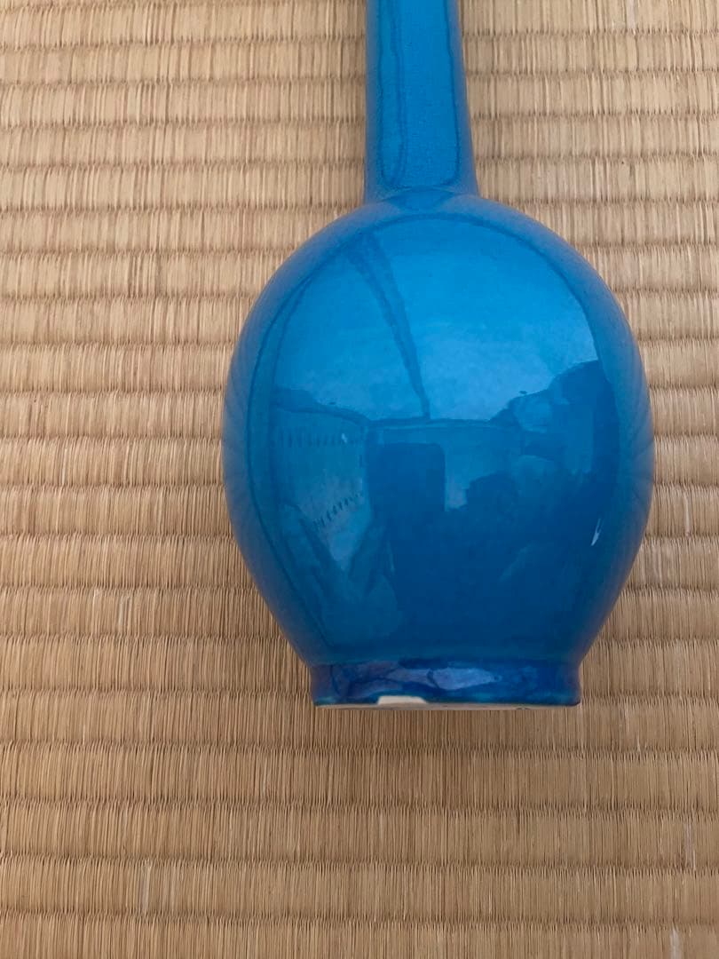 茶道具 永楽善五郎　交趾鶴首 花入