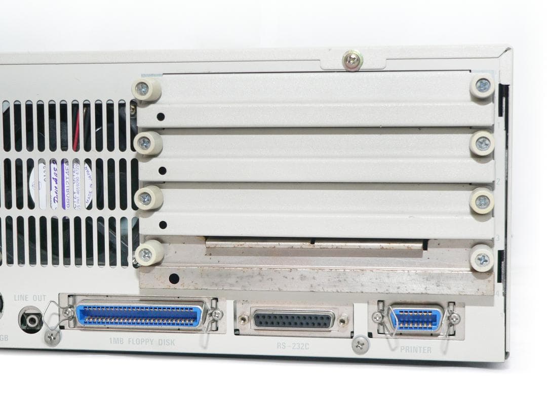 NEC PC-9801FA HDD MSDOS タイプ フルメンテナンス動作品➁