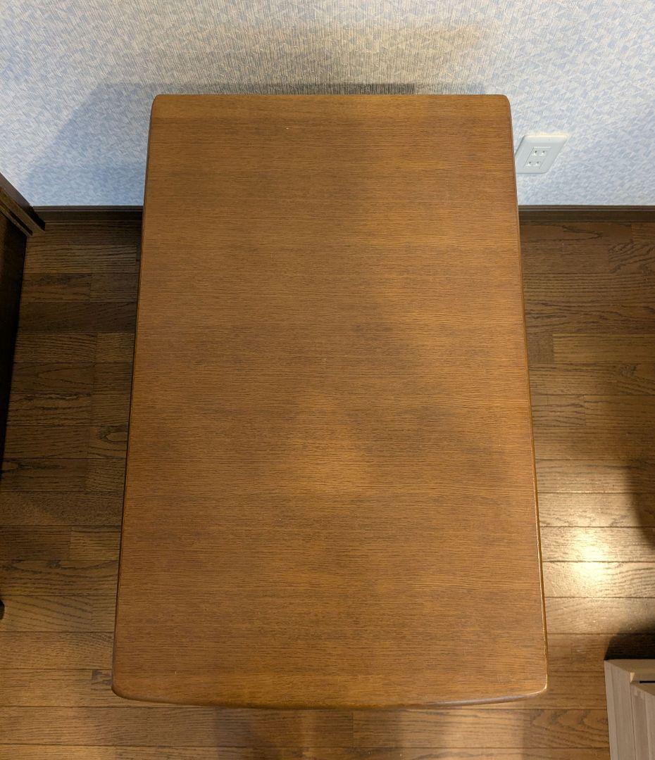 【単品購入OK】浜本工芸製　天板昇降式　３段引き出し付き袖机