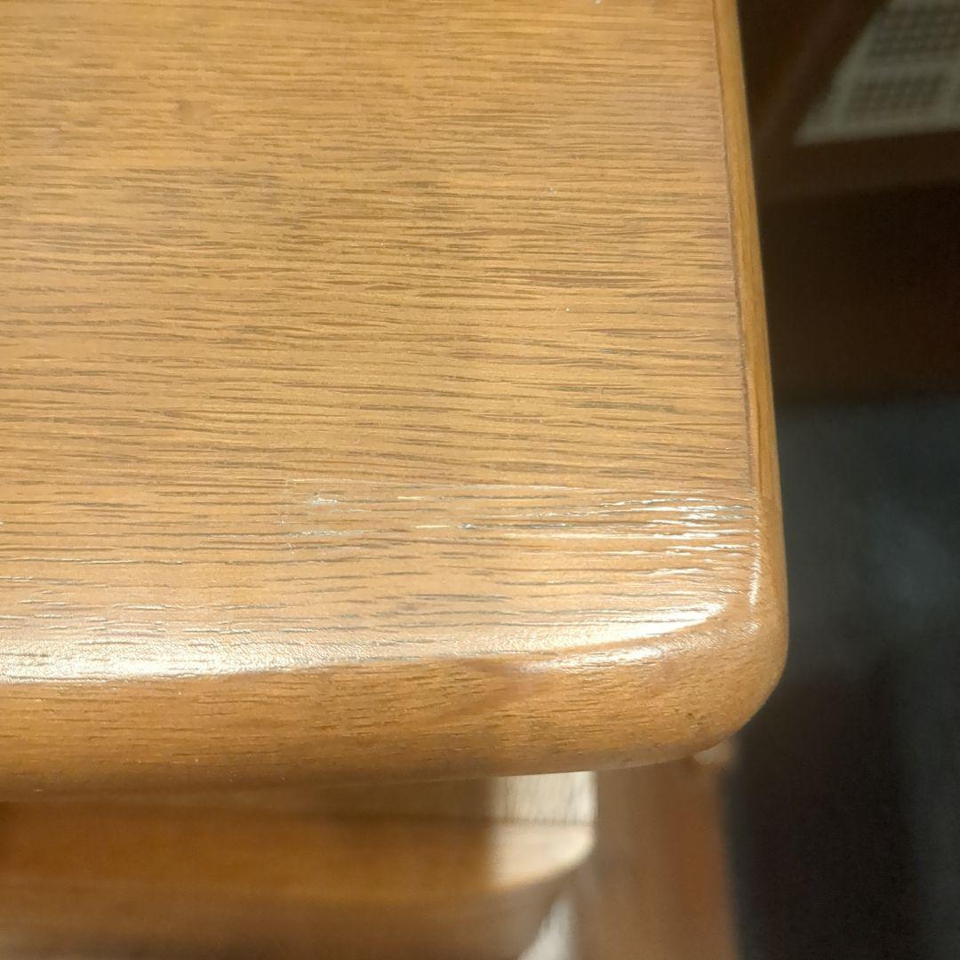 【単品購入OK】浜本工芸製　天板昇降式　３段引き出し付き袖机