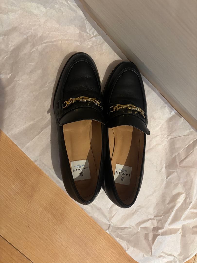 LANVIN en Bleu ビットローファー (ブラック)