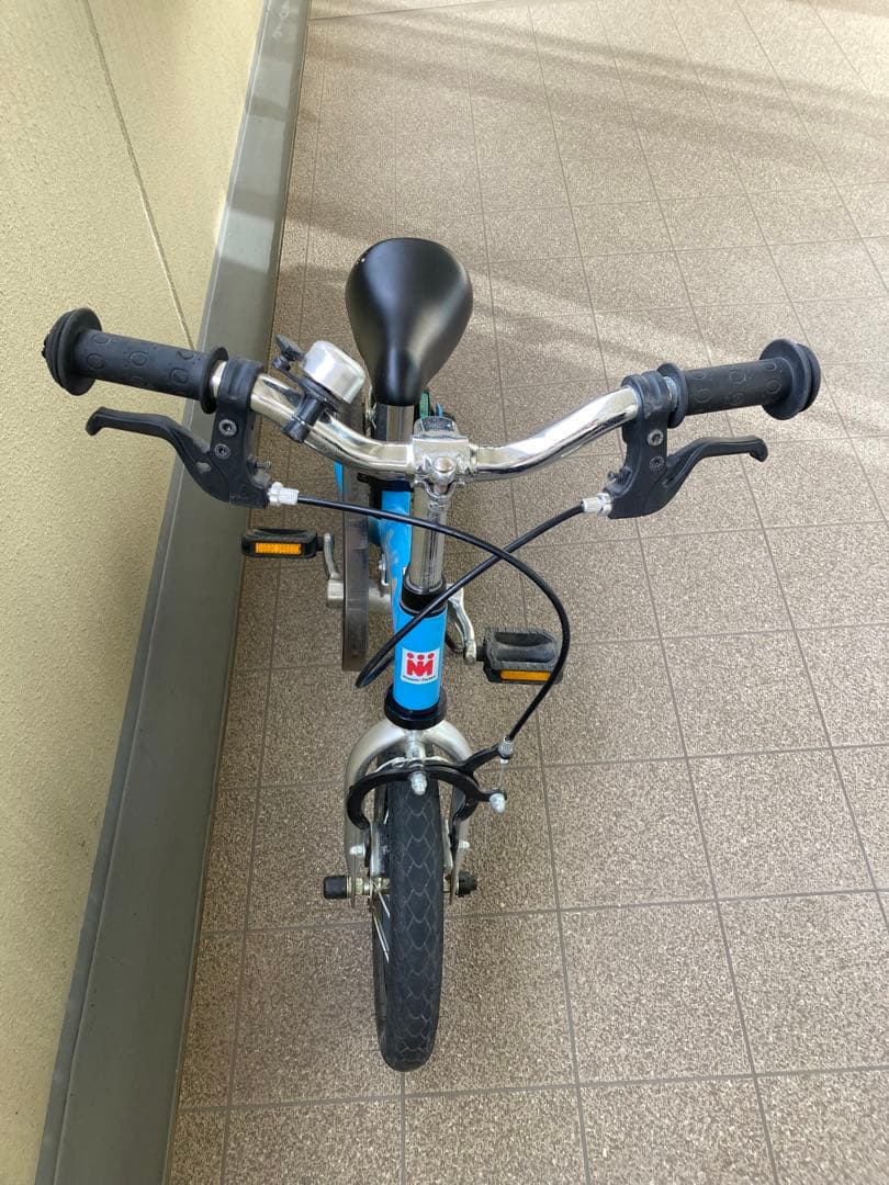 Henshin バイク バランスバイク　青　水色