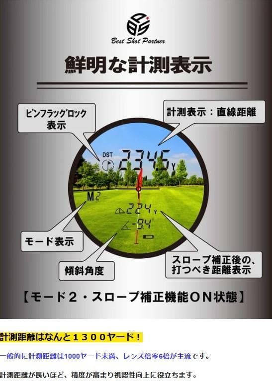 ゴルフ距離計レーザー