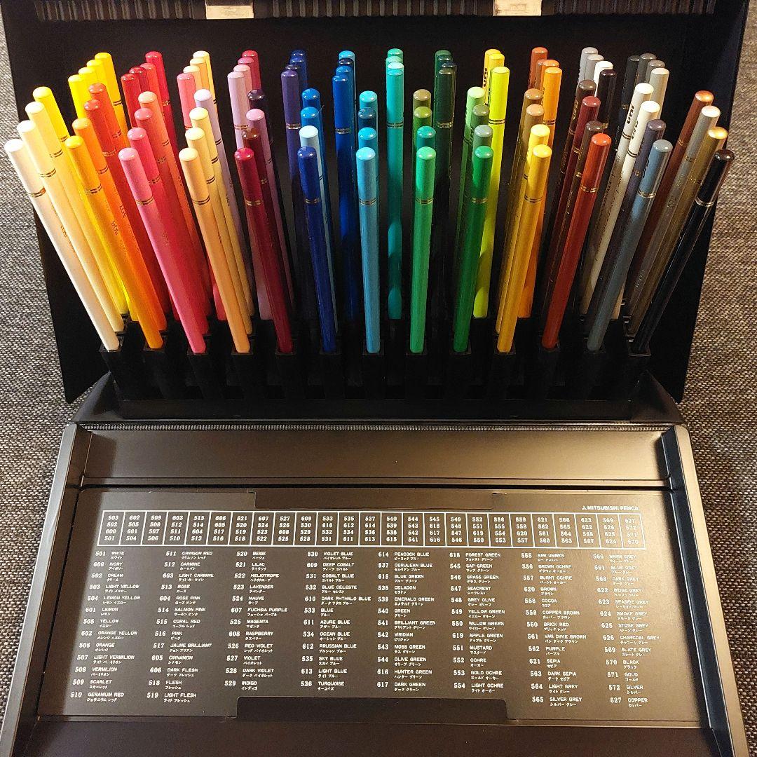 【美品】 三菱uni 色鉛筆 ユニカラー 100色セット