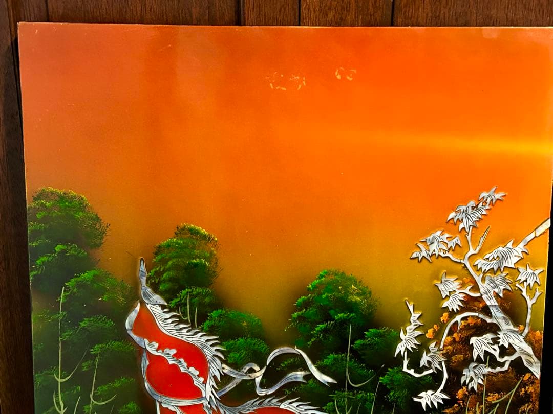 あまりにも…アジアン‼️東洋‼️エスニック‼️貝 画⁉️壁画/壁掛け/ウォールデコ