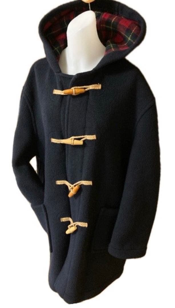 MONTGOMERY モンゴメリーネイビー ダッフルコート Lメンズ　英国製