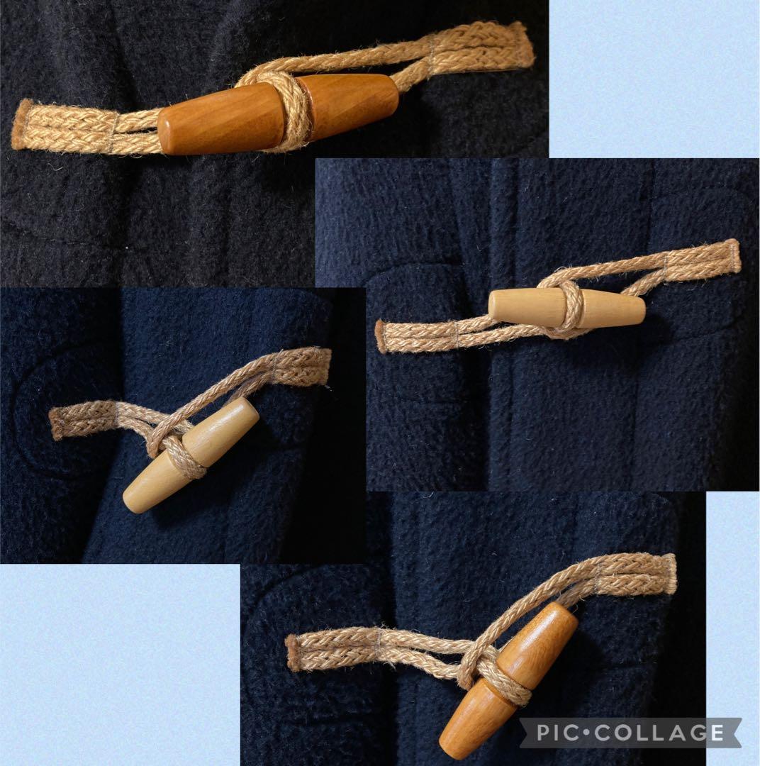 MONTGOMERY モンゴメリーネイビー ダッフルコート Lメンズ　英国製