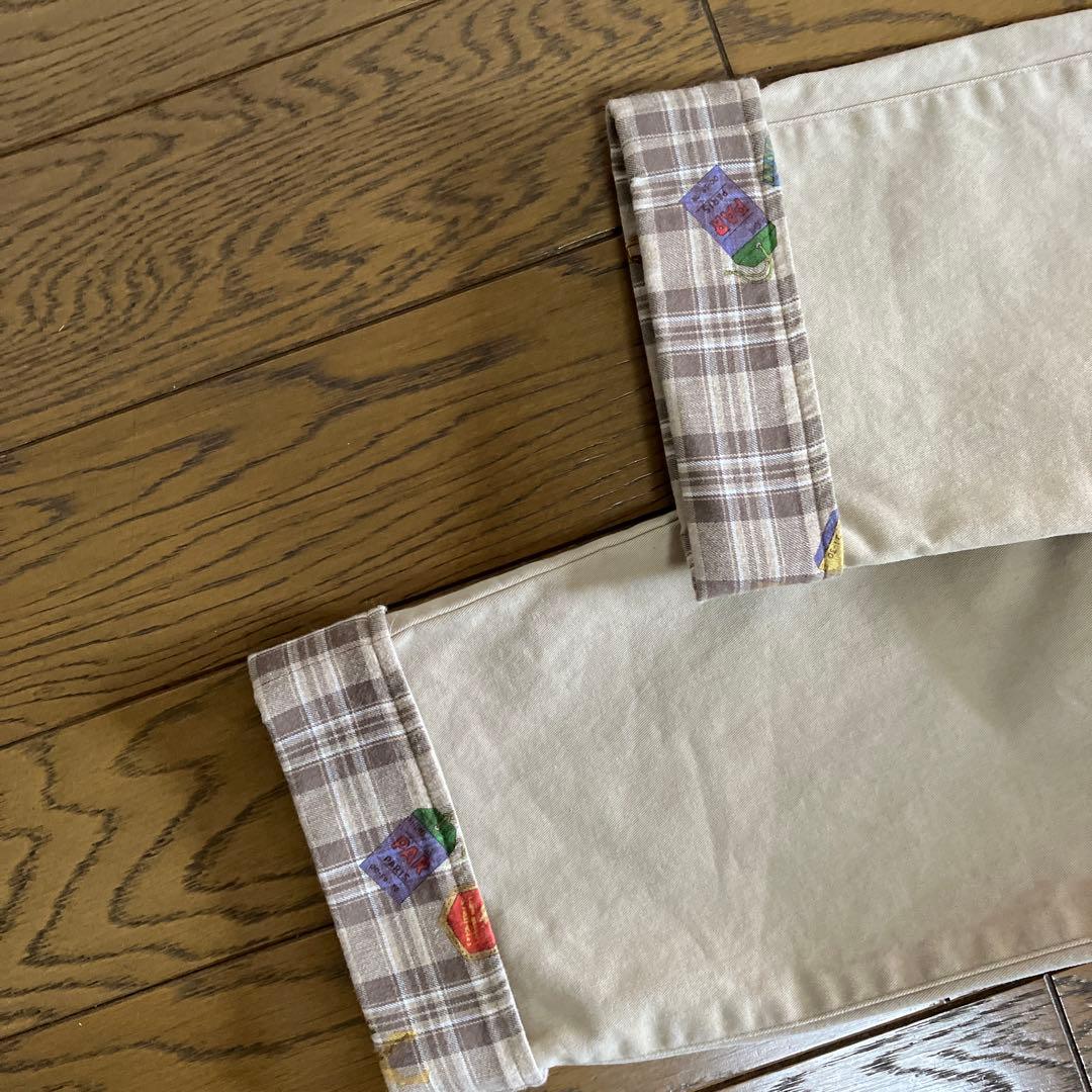 マドモアゼルノンノン チノパンツ ベージュ系色 サイズL新品