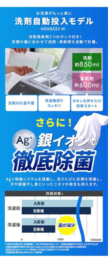 2025年製 ドラム式洗濯機 洗剤自動投入タイプ 左開き