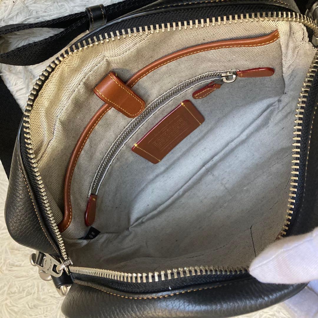 極美品 COACH DYLAN ディラン グラブタンレザー クロスボディ 黒