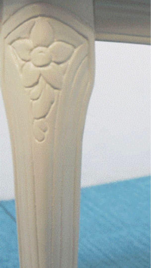 高級イタリア ブランド 彫刻 猫脚　テーブル スツールセット♦️シャビー♦️送料込