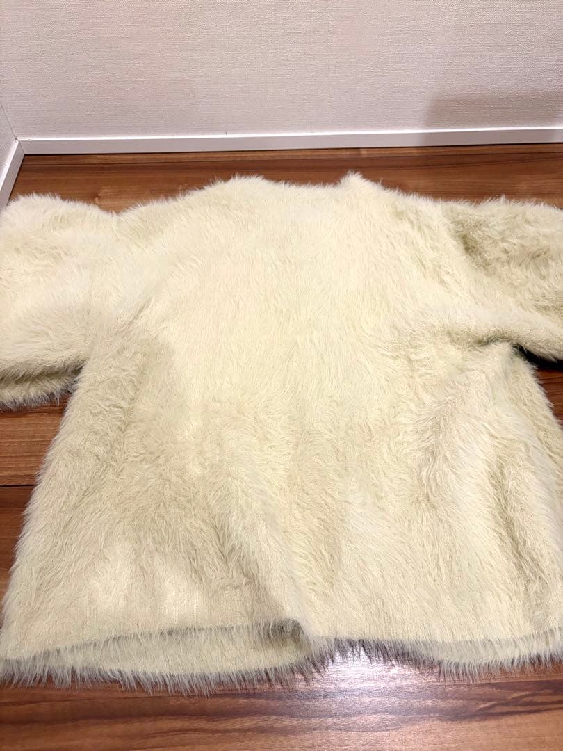 room306contemporaryシャギーニットカーディガン