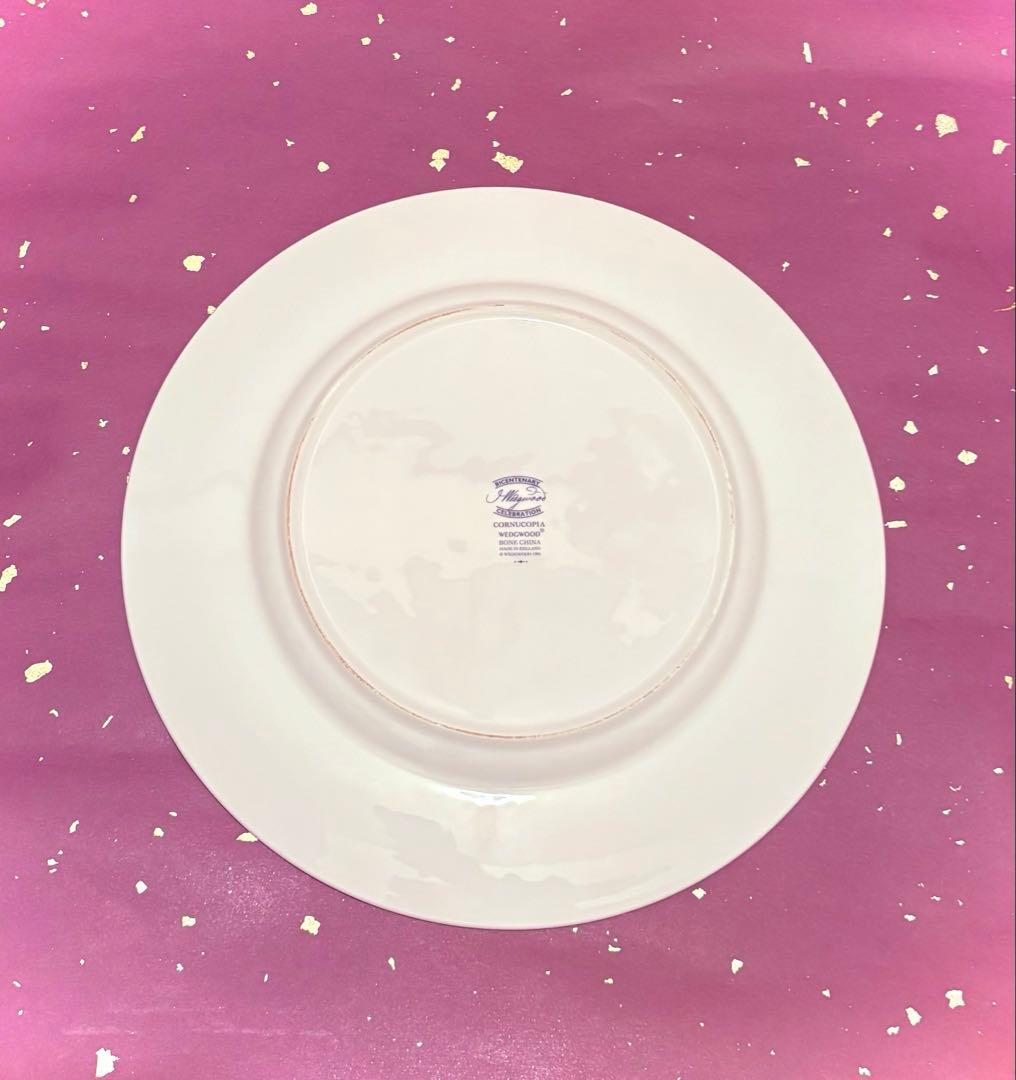 新品❗️27cmビンテージ厳選3品プレートウェッジウッドイギリス製22金縁取皇室