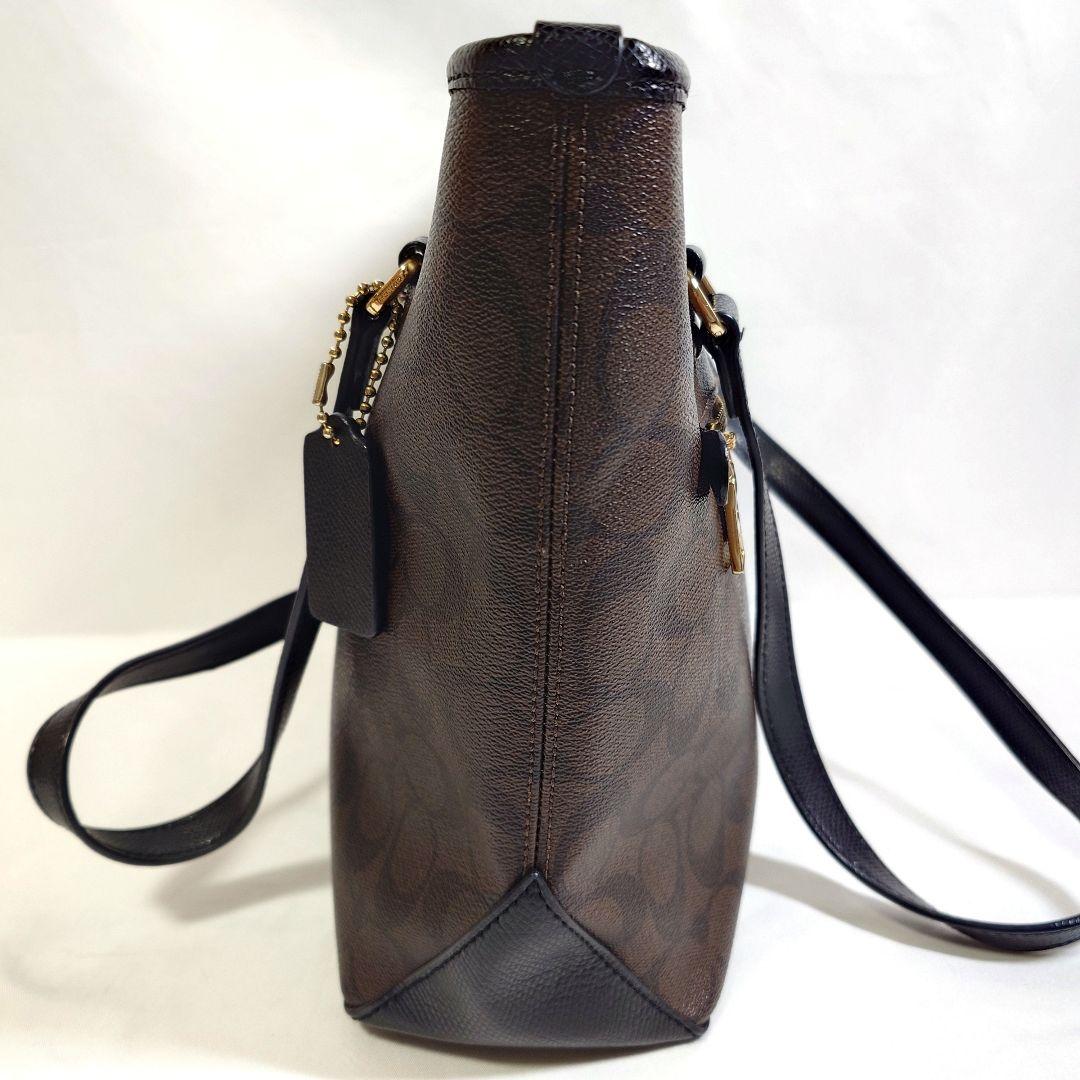 美品 コーチ シグネチャー トートバッグ　 型番F34603