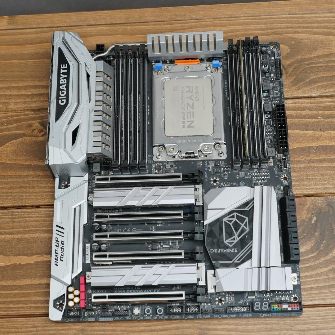 AMD 1900X + X399 DESIGNARE + メモリ16GB+クーラ