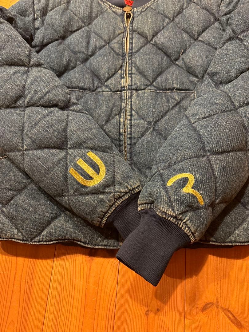 evisuエヴィス/YAMANE/山ちゃん/デニムキルティングダウンジャケット/