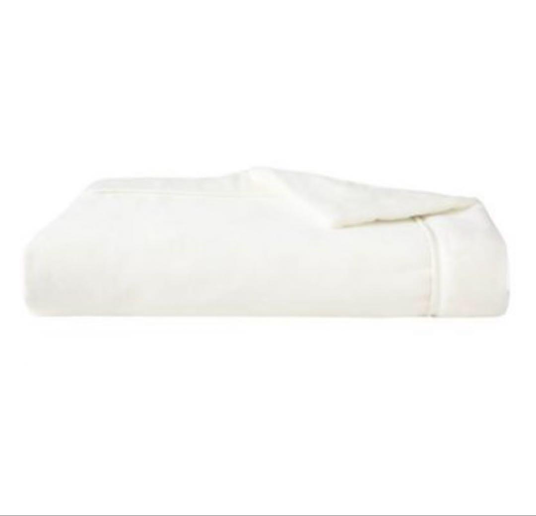 新品★ イヴドローム　コットンブランケット　綿毛布　ハーフケット　白