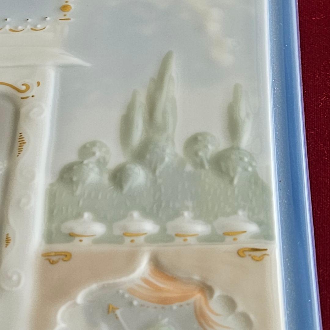 マイセン　陶板　アラビアンナイトより「パレスウィンドウ」