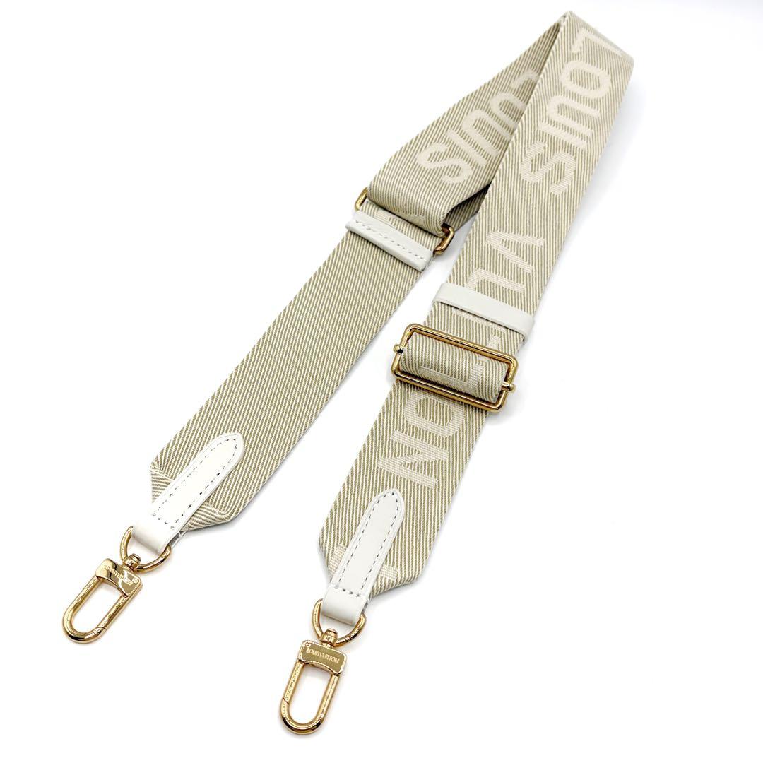 ⭐️未使用⭐️ ルイヴィトン ショルダーストラップ LV ベージュ ホワイト