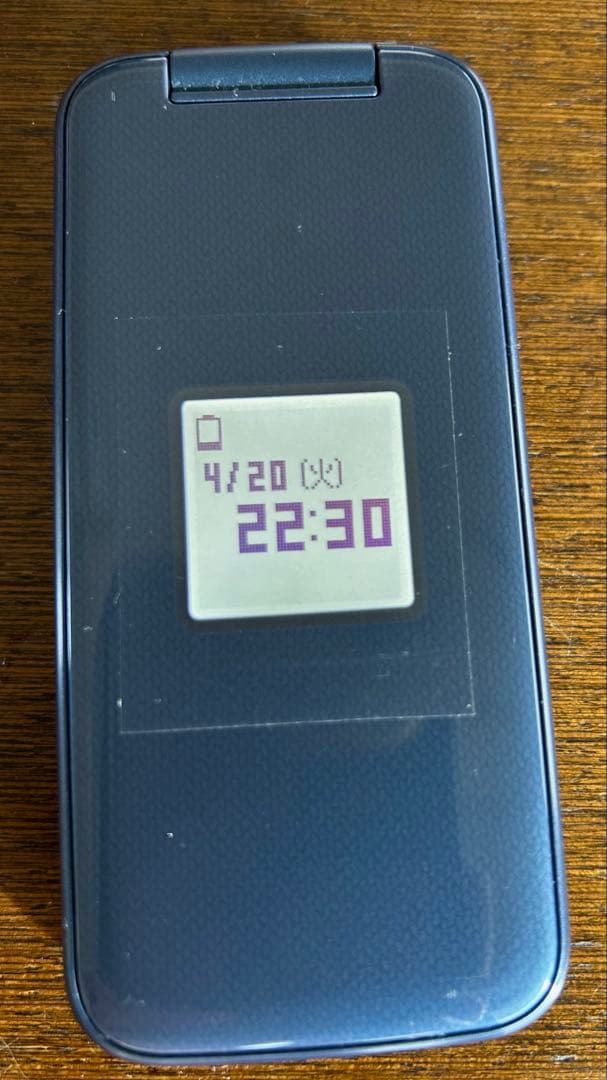 ドコモdocomo らくらくホン　F-01M ネイビー