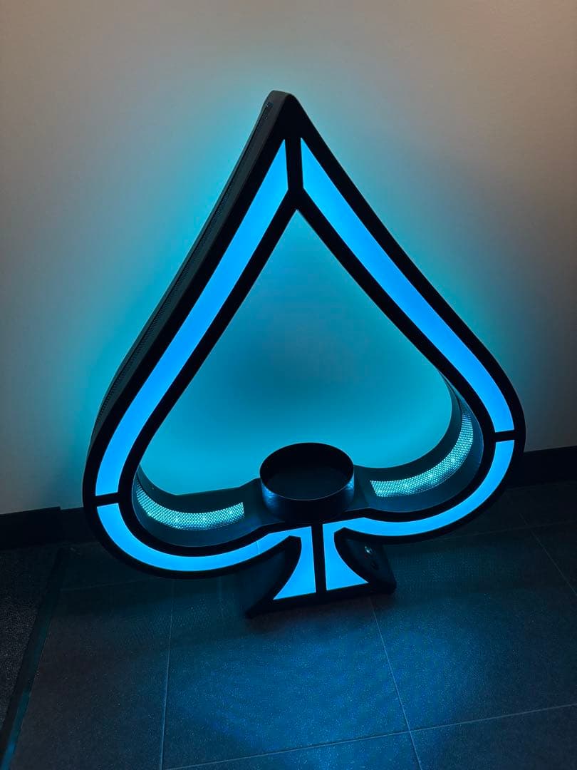 スペード型LEDライトアルマンドスタンド