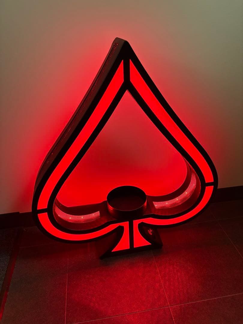 スペード型LEDライトアルマンドスタンド