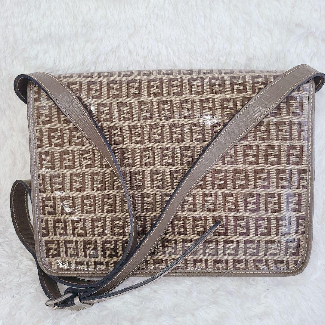 未使用 激レア ヴィンテージ フェンディ ズッキーノ ショルダーバッグ