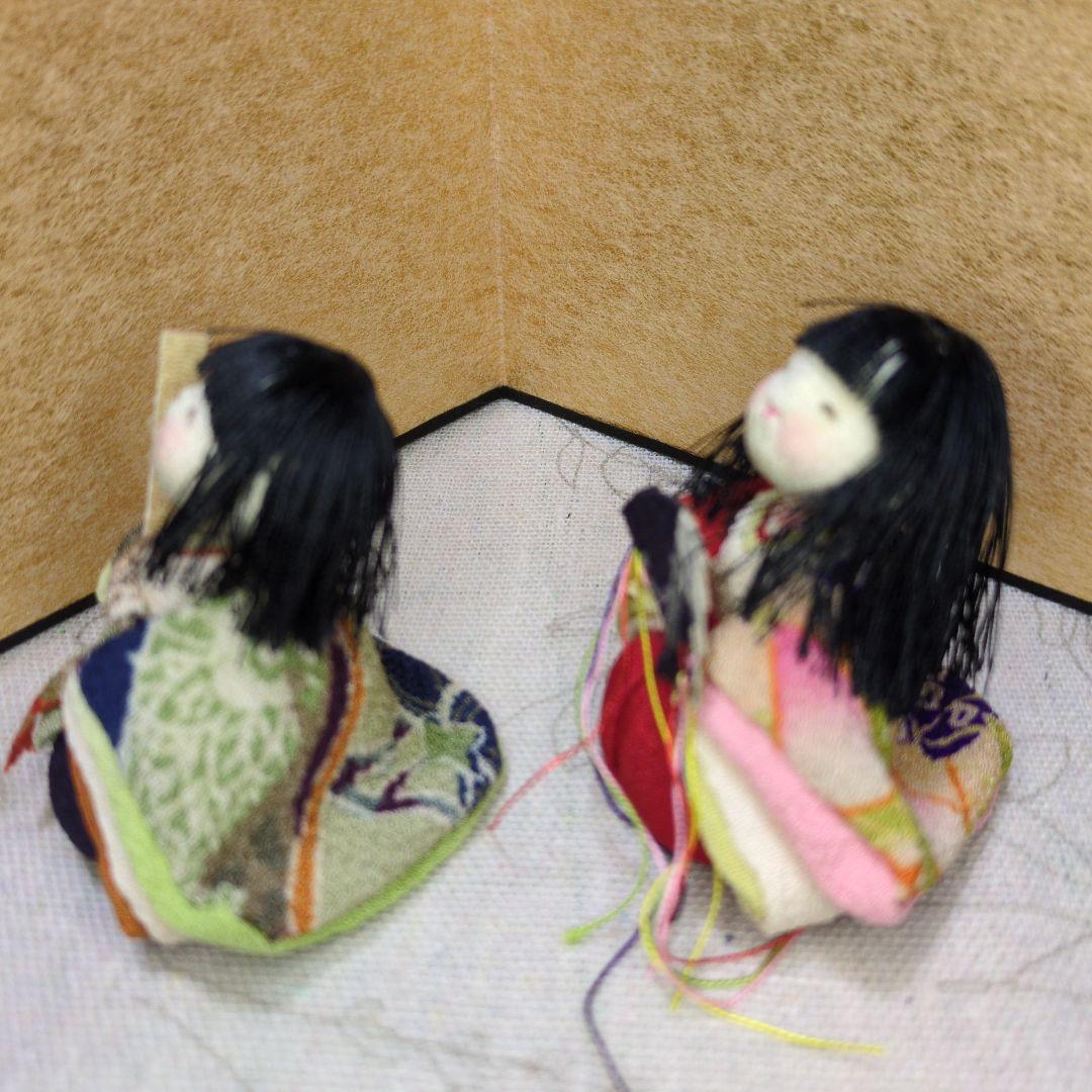 縮緬のお雛様　わらべ雛