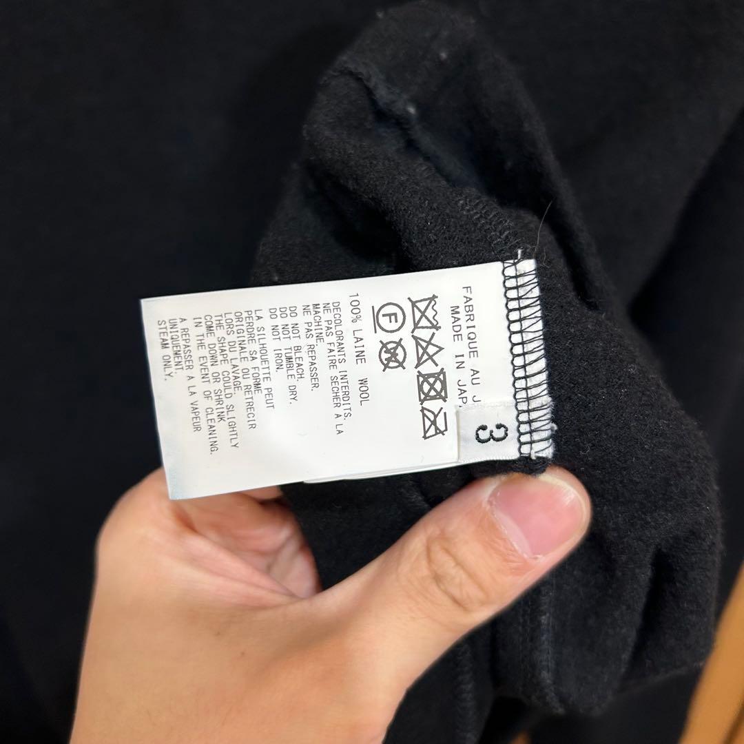 ヨウジヤマモトpour homme 重ね衿タートル長袖 ニットソー