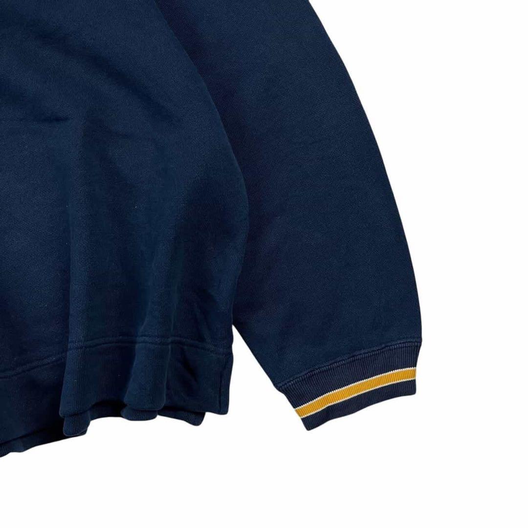 90s NIKE ナイキ ハーフジップスウェット 銀タグ 美品 ネイビー XL