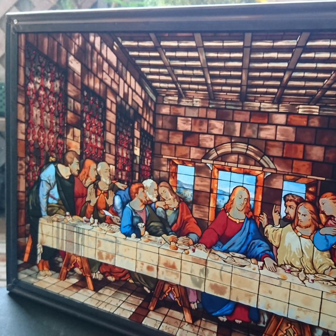ダヴィンチ ステンドグラスLast Supper最後の晩餐 グラスマスターズ社