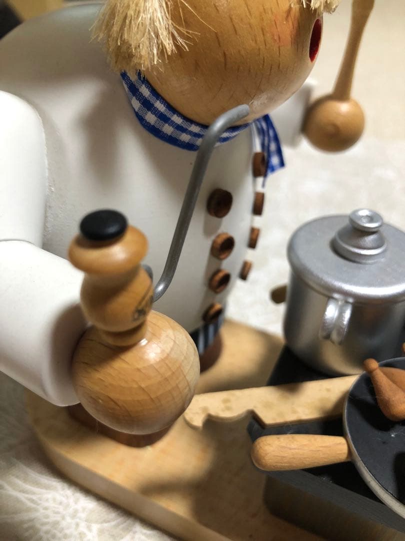 KWO ドイツ　煙り出し人形　コックさん　香炉　パイプ人形