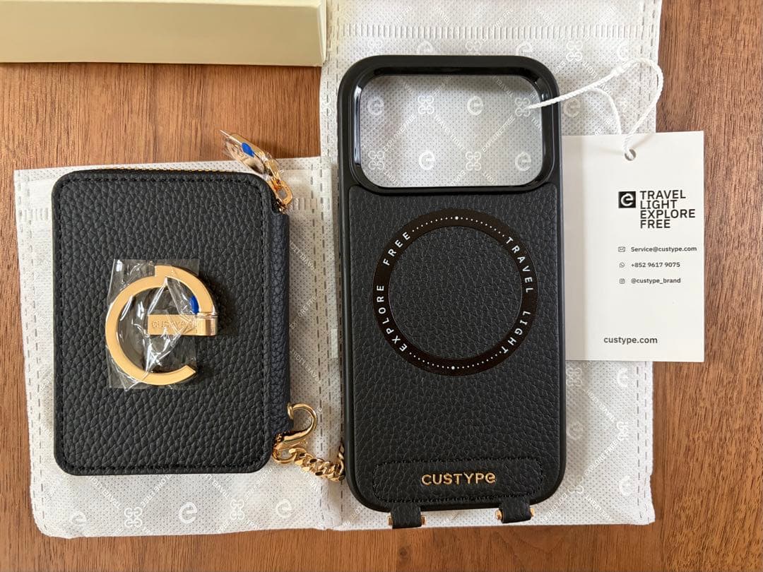 新品！CUSTYPE カスタイプ◆マグネットポーチ付iPhone17Proケース