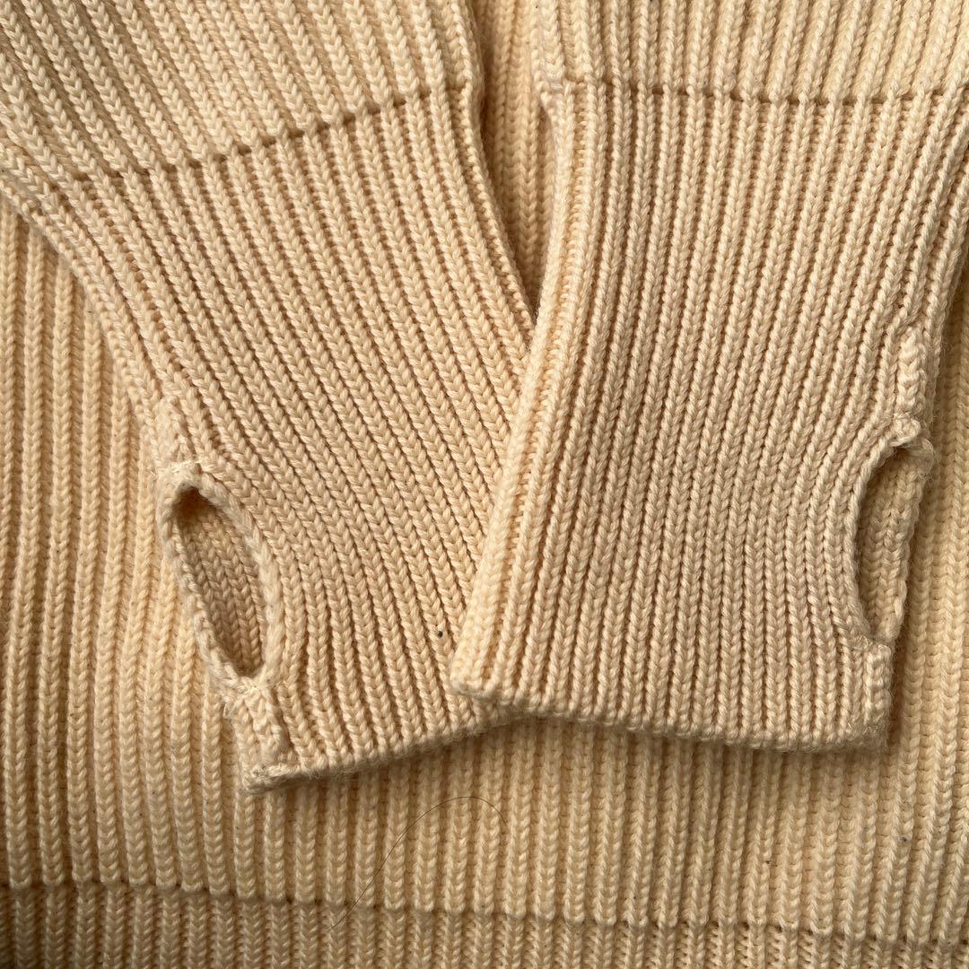 ANDERSEN-ANDERSEN リブ編みフィッシャーマンセーター