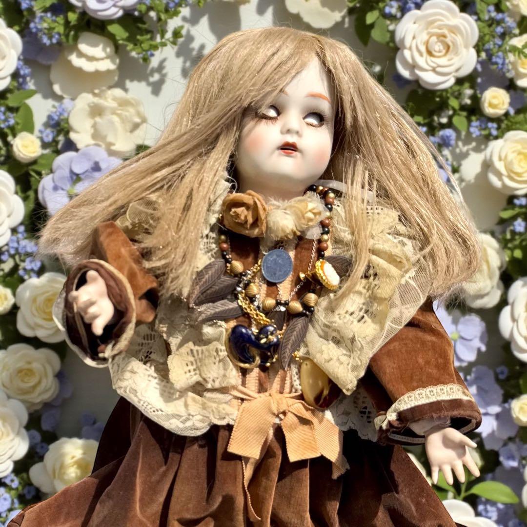 みほこ ビスクドール カマー ラインハルト ベルベット ドレス カメオ