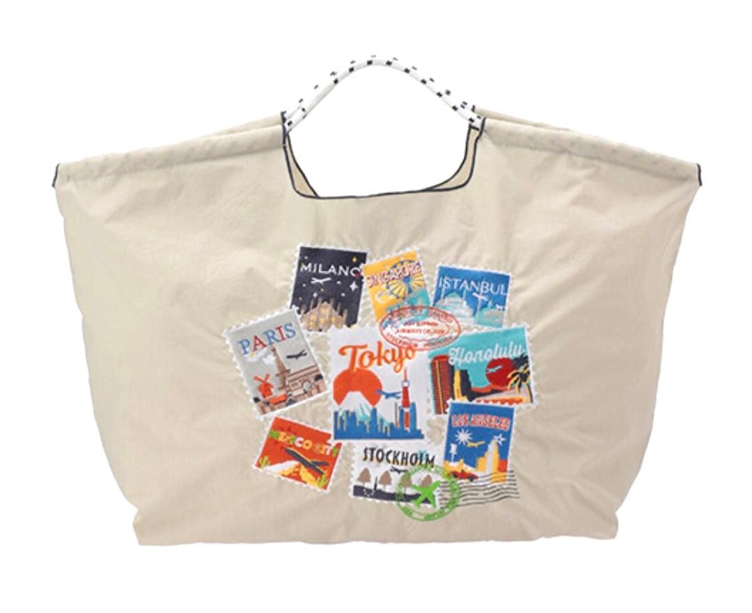 【新品】BALL & CHAIN for ANA パッカブルエコバッグL 飛行機