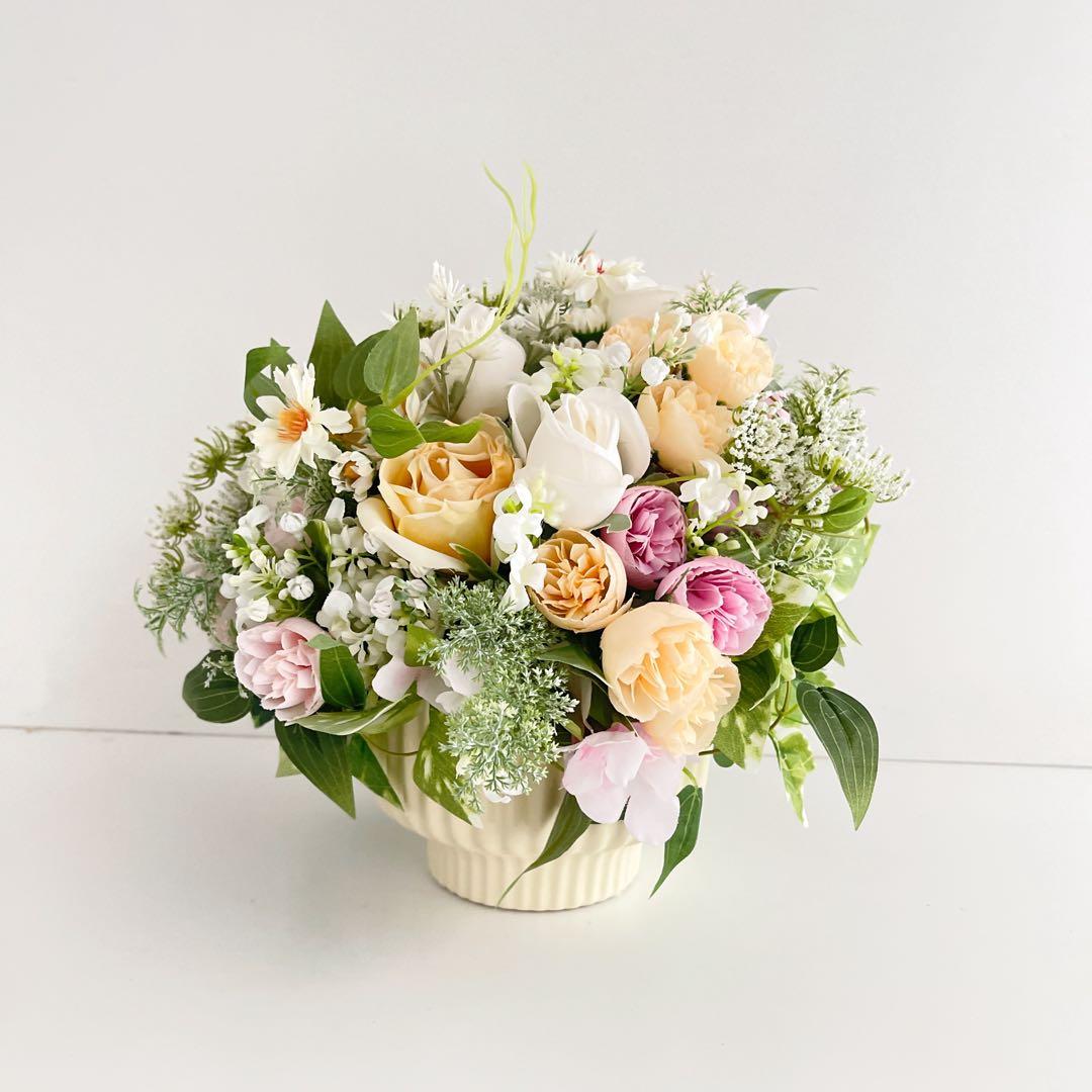 スプリングセレクト｜春待ちフラワーアレンジ ピンクローズの優しい春色フラワー