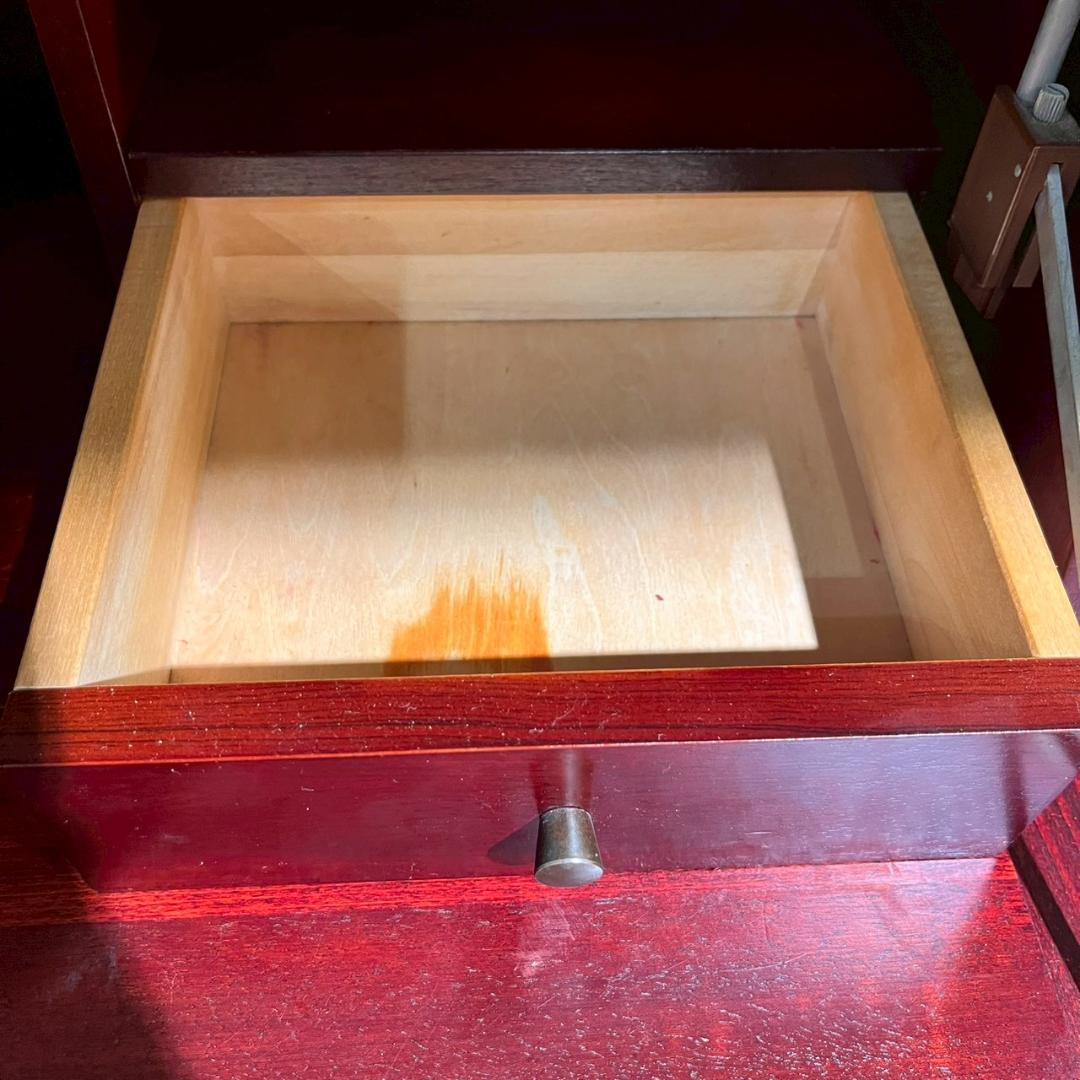 カリモク ライティングデスク キャビネット ライティングビューロー 収納棚