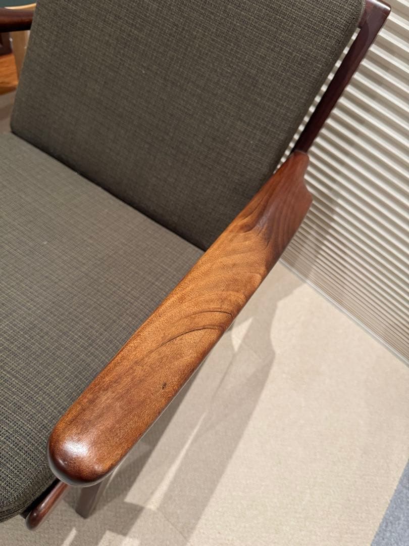 1950〜60s GETAM デンマークGE-88 1pソファ　ゲタマ刻印あり