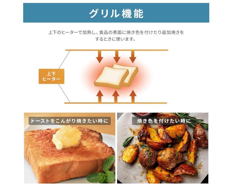 YAMAZEN オーブンレンジ 1台3役16Lトースト機能,グリル 機能付き