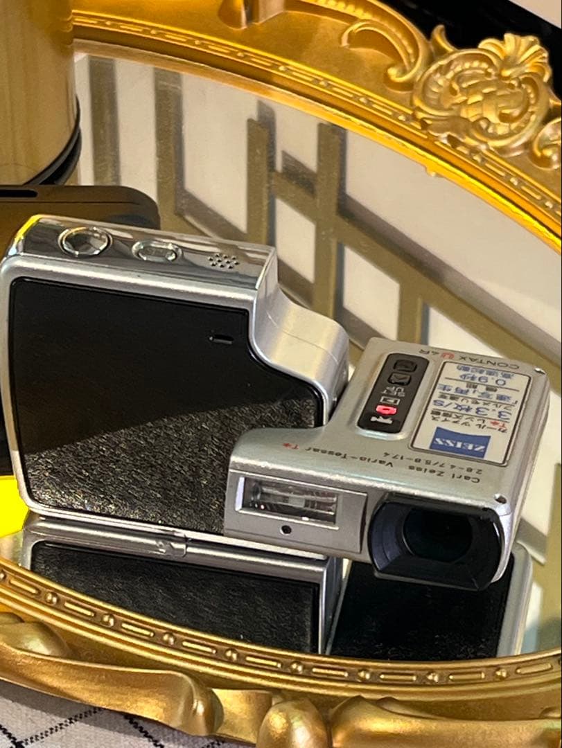 CONTAX U4R ブラック Carl Zeiss テッサー搭載 動作確認済